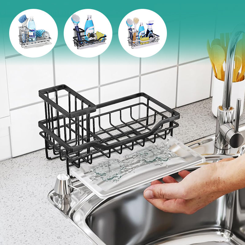 Stainless Steel Kitchen Sink Shelf Drainage
