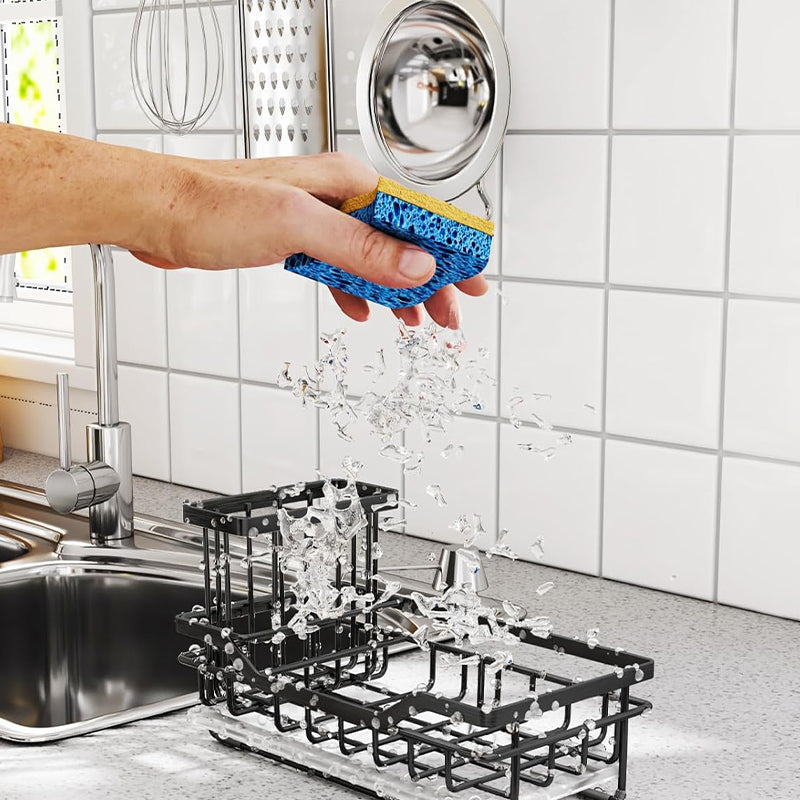 Stainless Steel Kitchen Sink Shelf Drainage