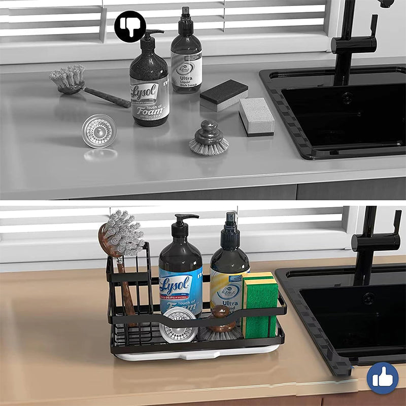 Stainless Steel Kitchen Sink Shelf Drainage