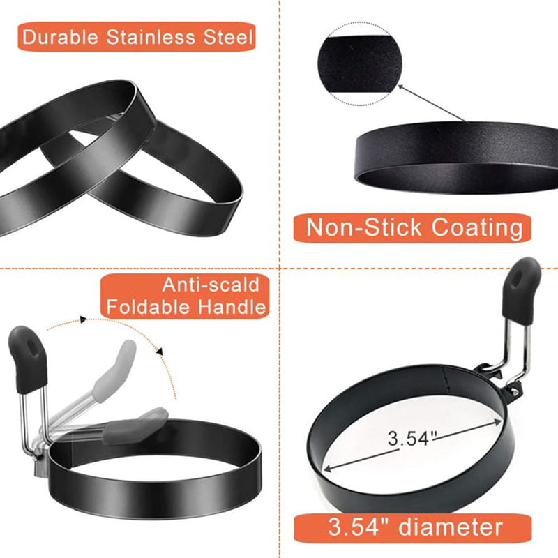 Stainless Steel Fried Egg Molds