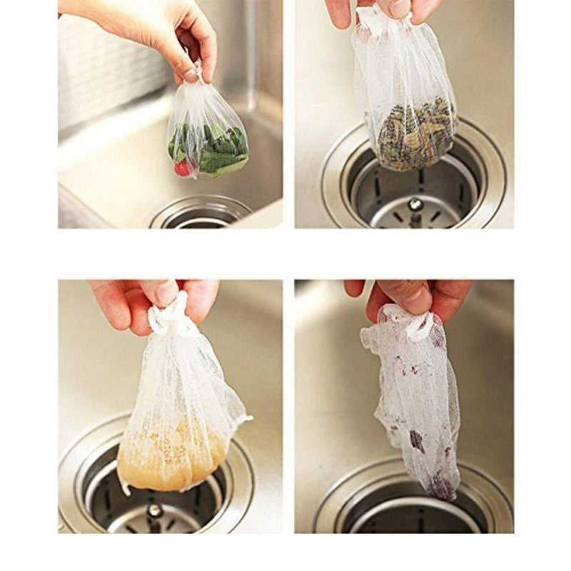 Disposable Mesh Sink Strainer Bags, 100 PCS