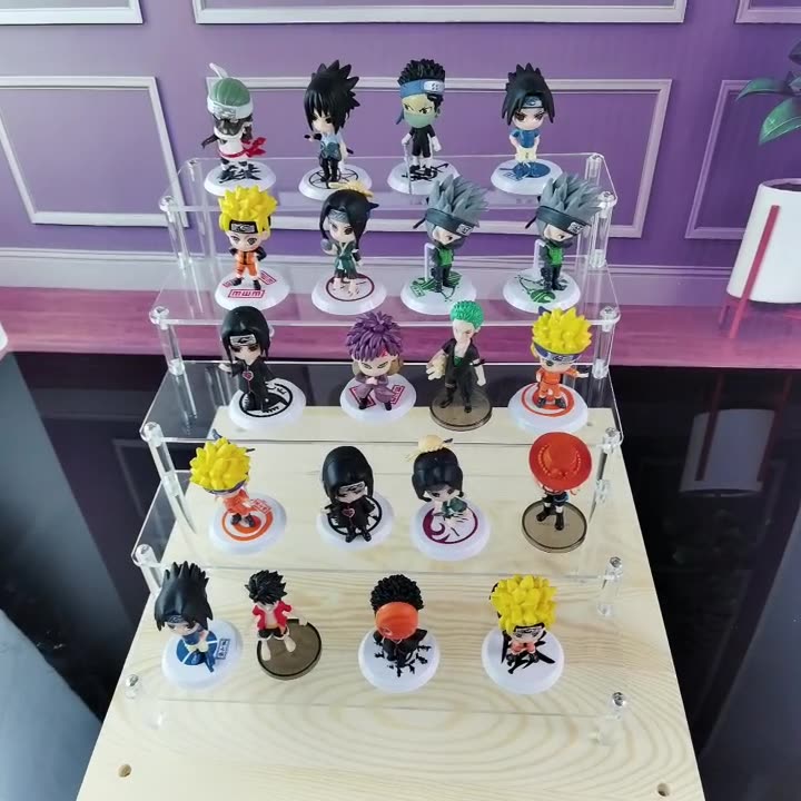 Acrylic Step Shelf Ornament Shelf