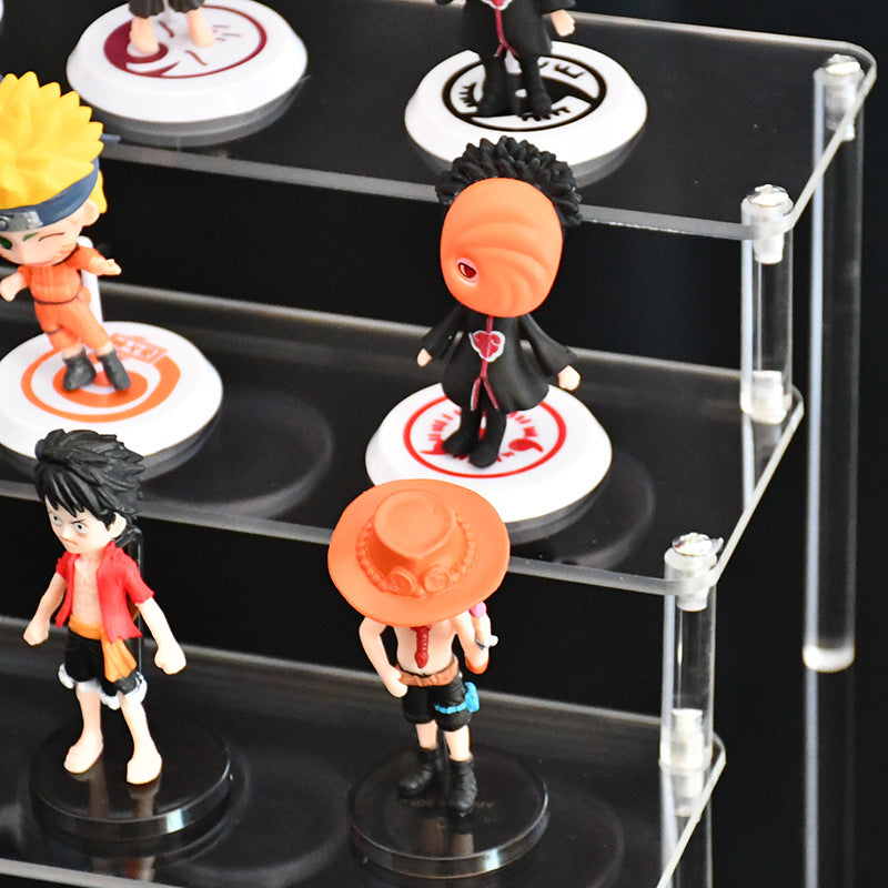 Acrylic Step Shelf Ornament Shelf