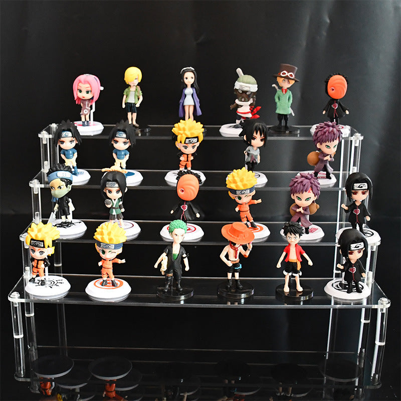 Acrylic Step Shelf Ornament Shelf