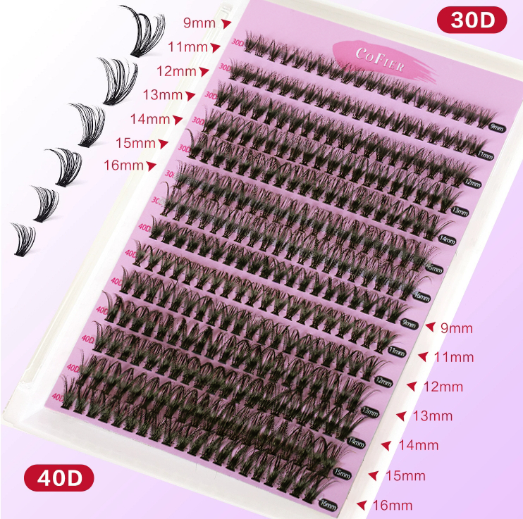 Eyelash DIY lash Extension Kit and LashCluster (30D+40D Kit)