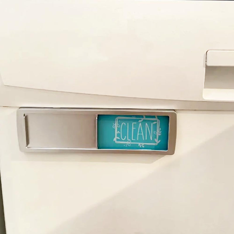 Clean Dirty Dishwasher Magnet Indicator Sign