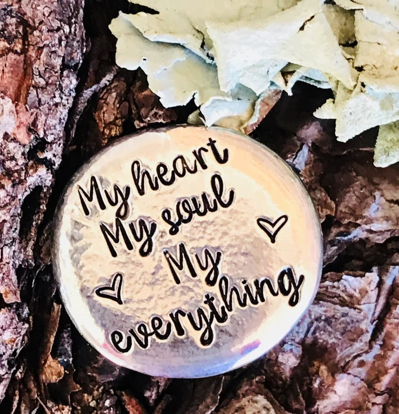 A Hug from My Heart for You Handmade Wood Carvings