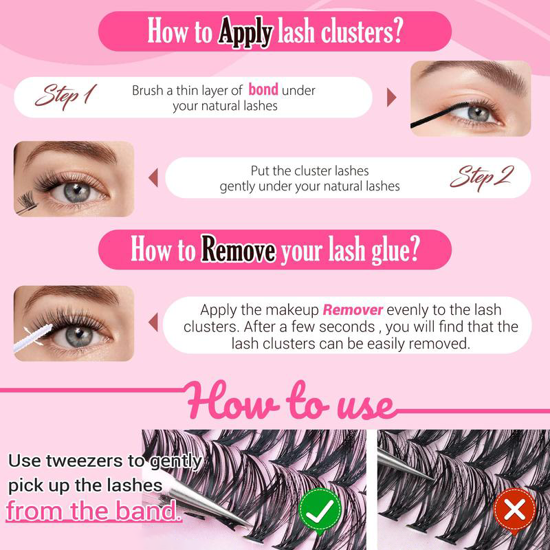 Eyelash DIY lash Extension Kit and LashCluster (30D+40D Kit)