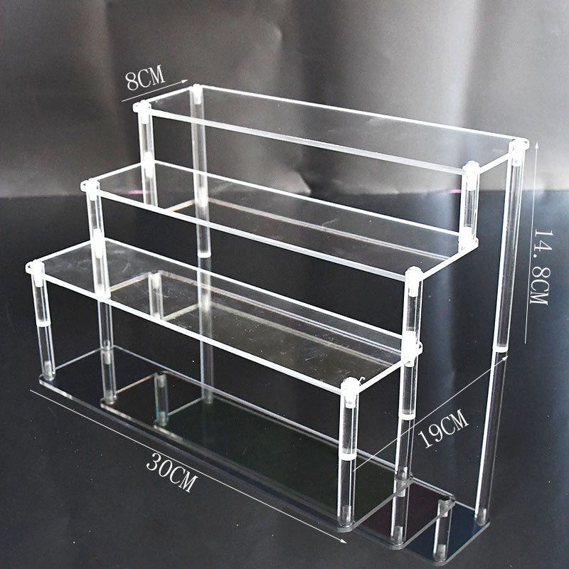 Acrylic Step Shelf Ornament Shelf