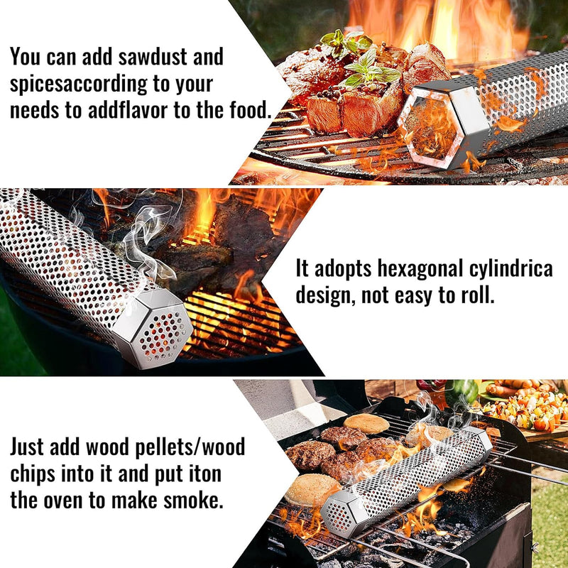 Pellet Smoker Tube for All Grill or Smoker