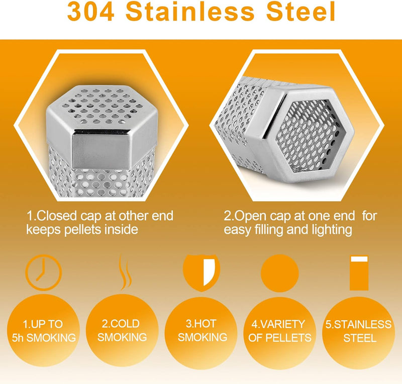 Pellet Smoker Tube for All Grill or Smoker