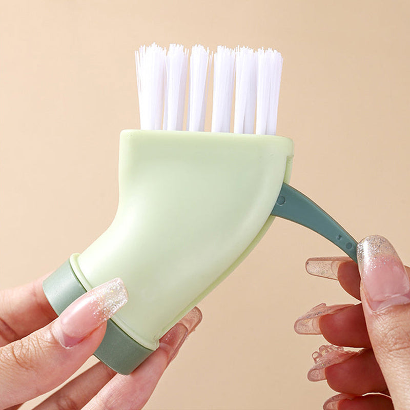 Multipurpose cleaning brush head