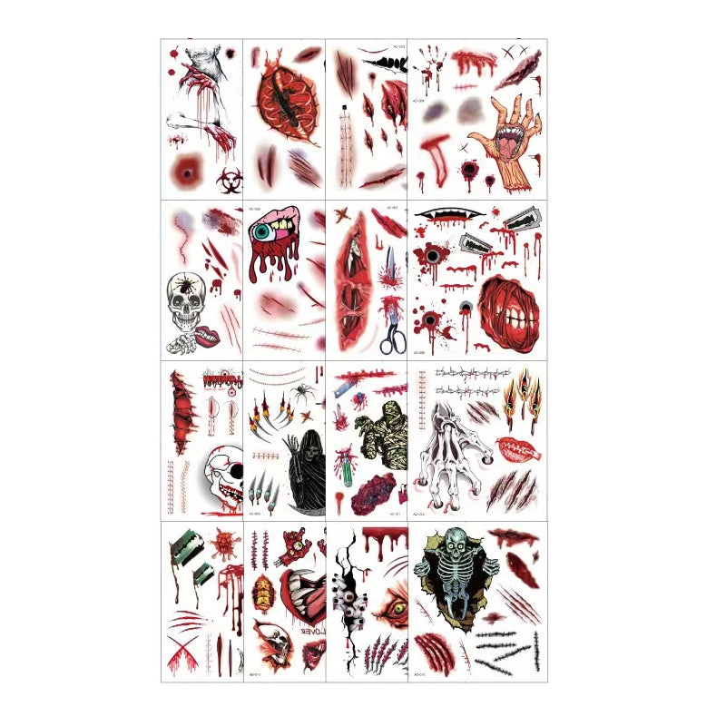 🎃Halloween prank makeup temporary tattoo🎃