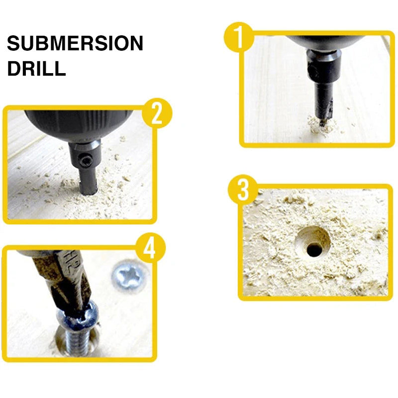 Premium HSS countersunk drill set