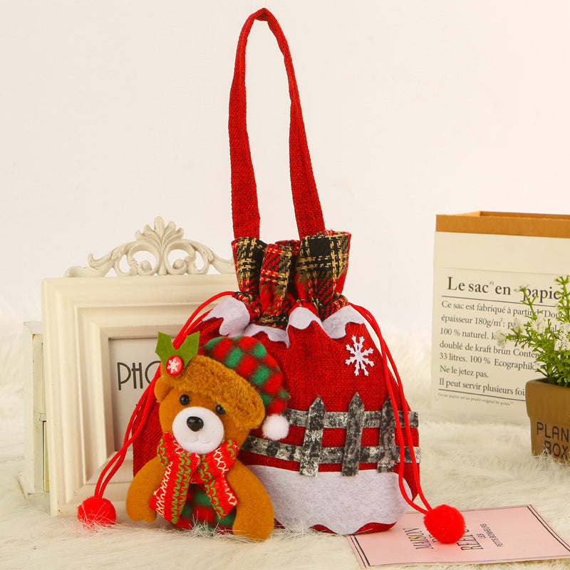 Christmas Gift Bags Zipper Design