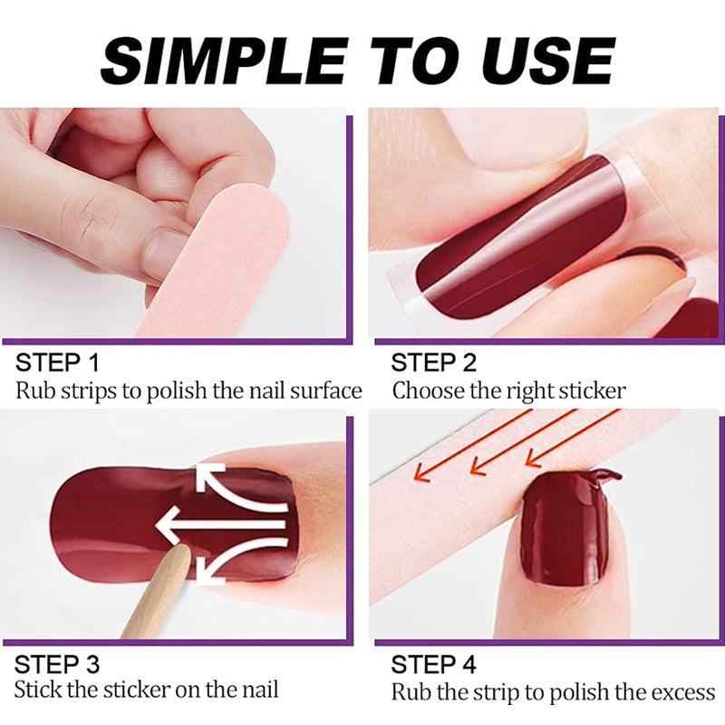 Gel Nail Stickers