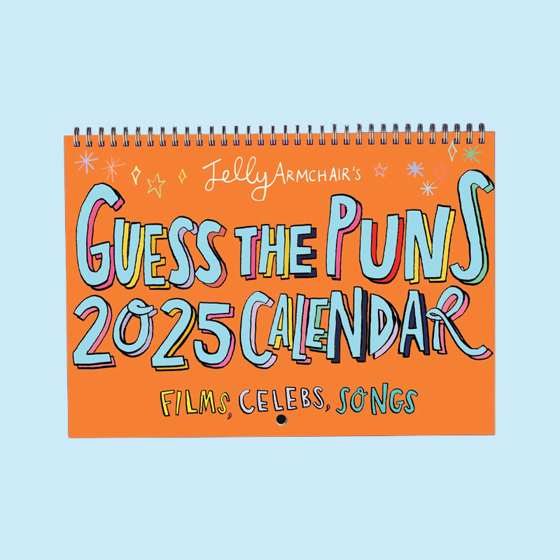 Pun quiz calendar - A4 Guess the Pun 2025