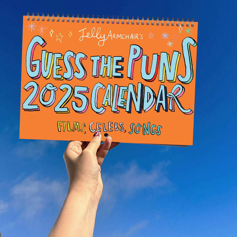 Pun quiz calendar - A4 Guess the Pun 2025