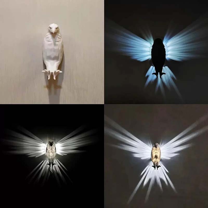 Injection Molded Owl Eagle Night Light