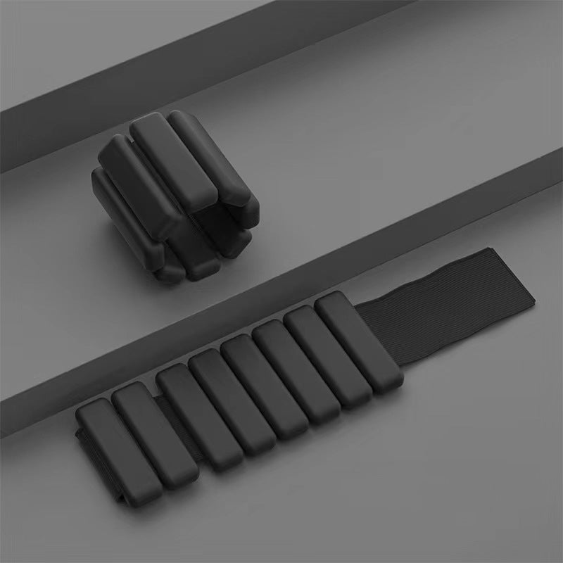 Weighted silicone sports wristband