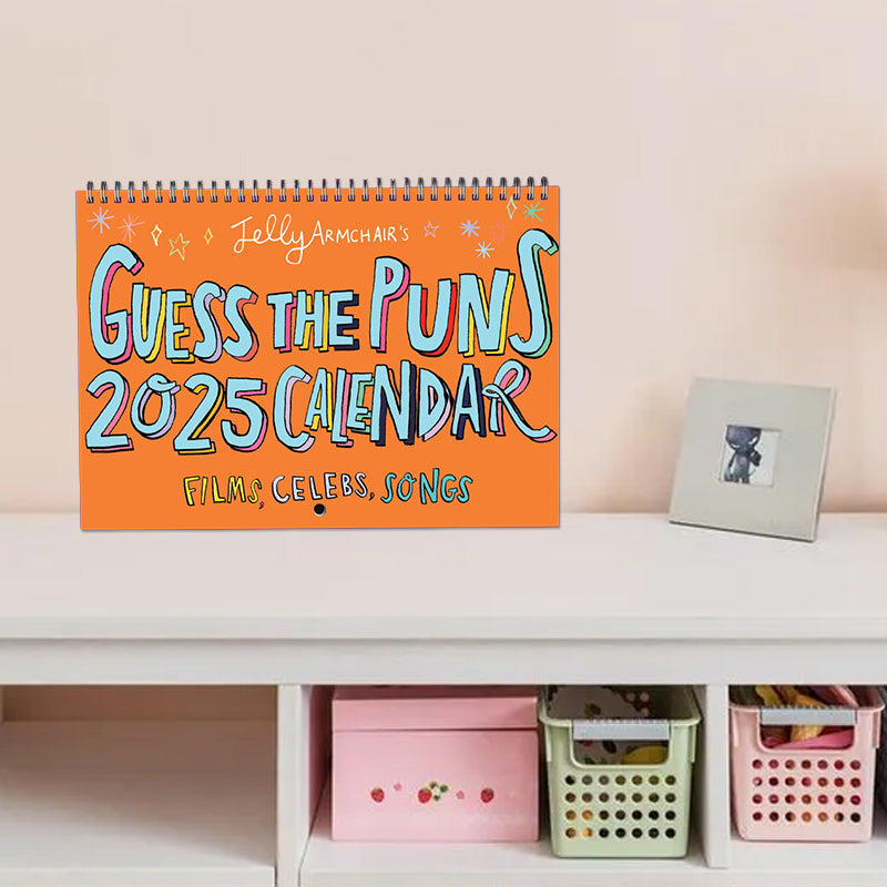 Pun quiz calendar - A4 Guess the Pun 2025