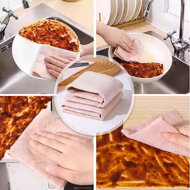 Thickened Loofah Dishwashing Cloth