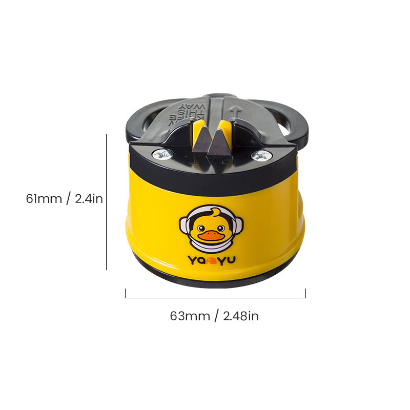 Multifunctional knife sharpener with suction cup