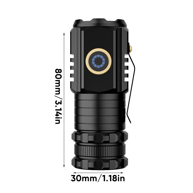 Mini flash super power flashlight