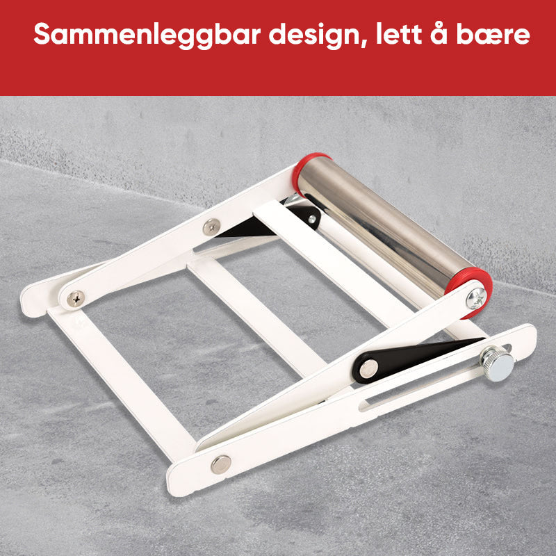 Justerbar kjæremaskin støtterramme
