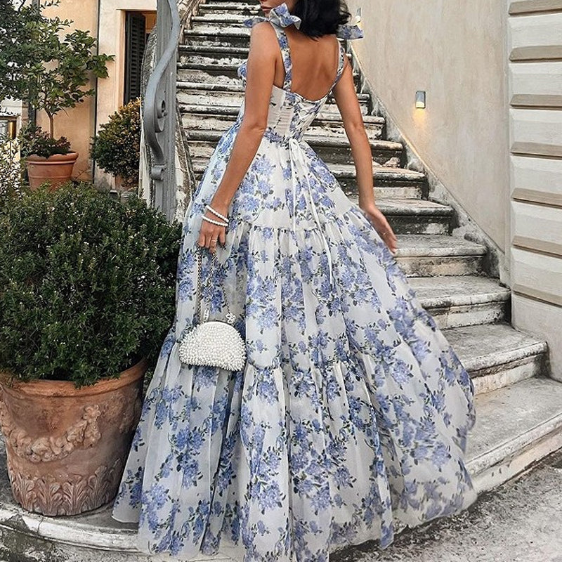 Floral Printed Maxi Dress