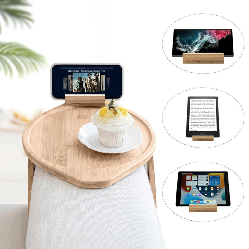 sofa arm swivel tray