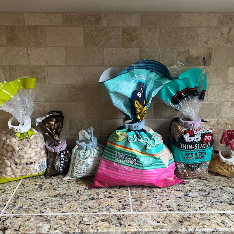 Toothed Design Food Bag Clips Sealing Tool