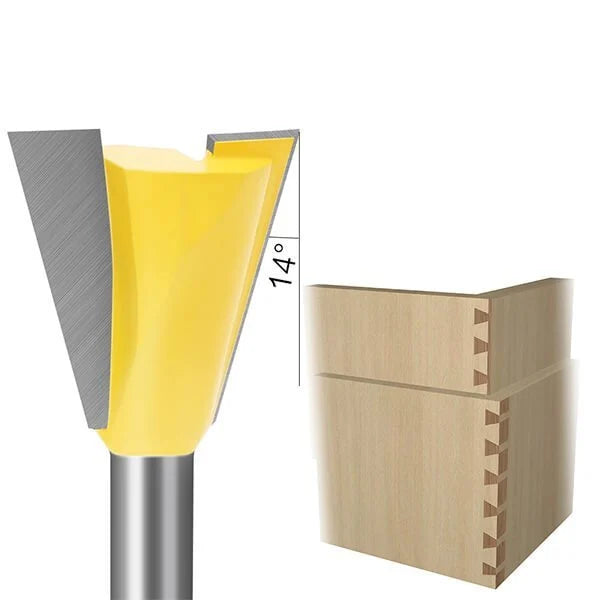 6PCS DOVETAIL ROUTER BIT SET