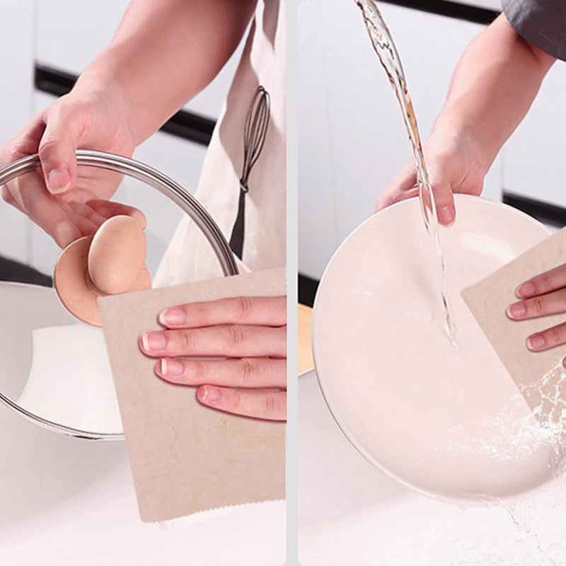 Thickened Loofah Dishwashing Cloth