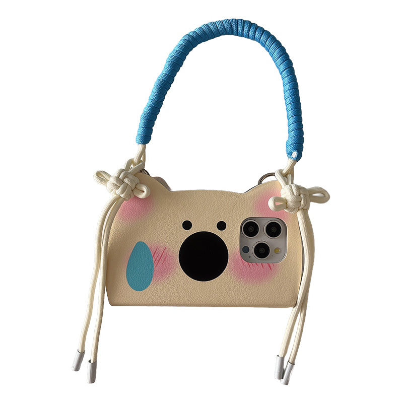 Insta-Style Cartoon Westie Flip Phone Case