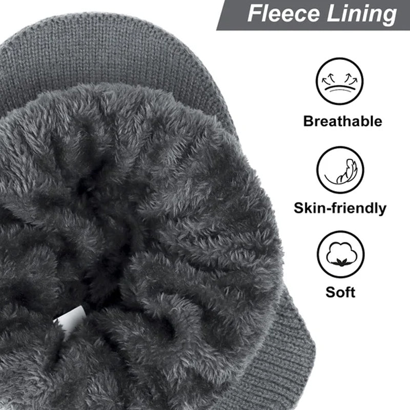 Elastic Warm Ear Protection Knitted Hat