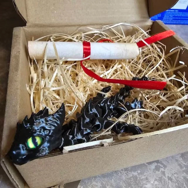 3D Printed Tiny Cute Dragon