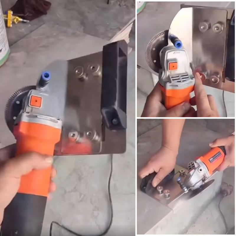 Angle Grinder Stand for Tile 45°Chamfer Cutting