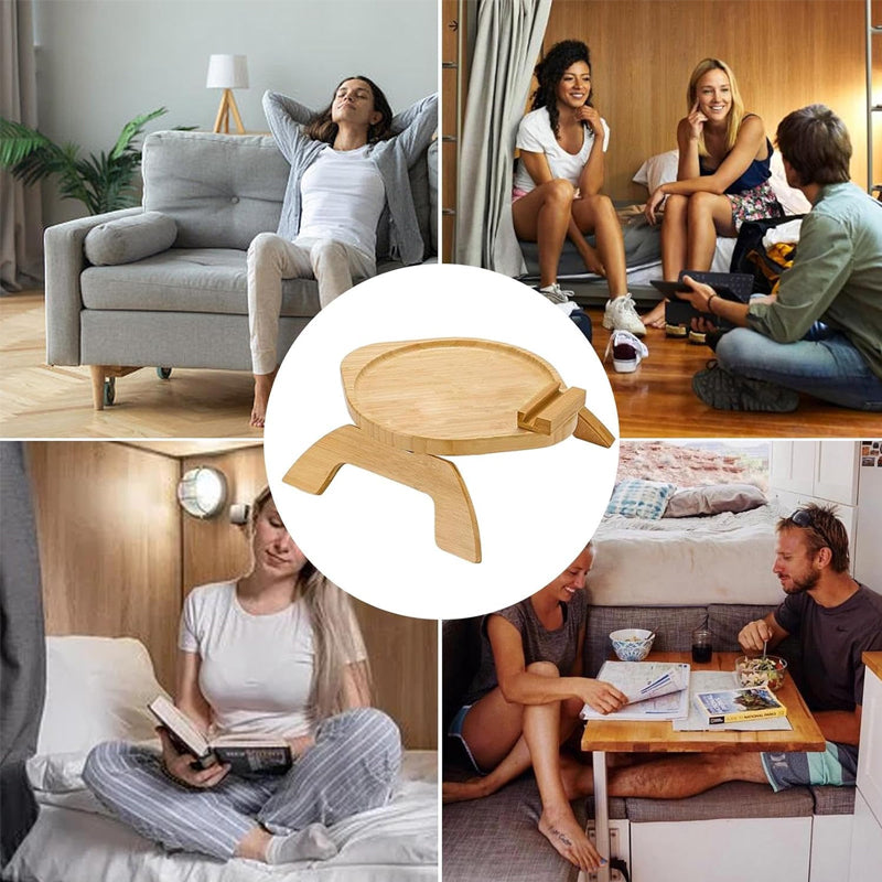 sofa arm swivel tray