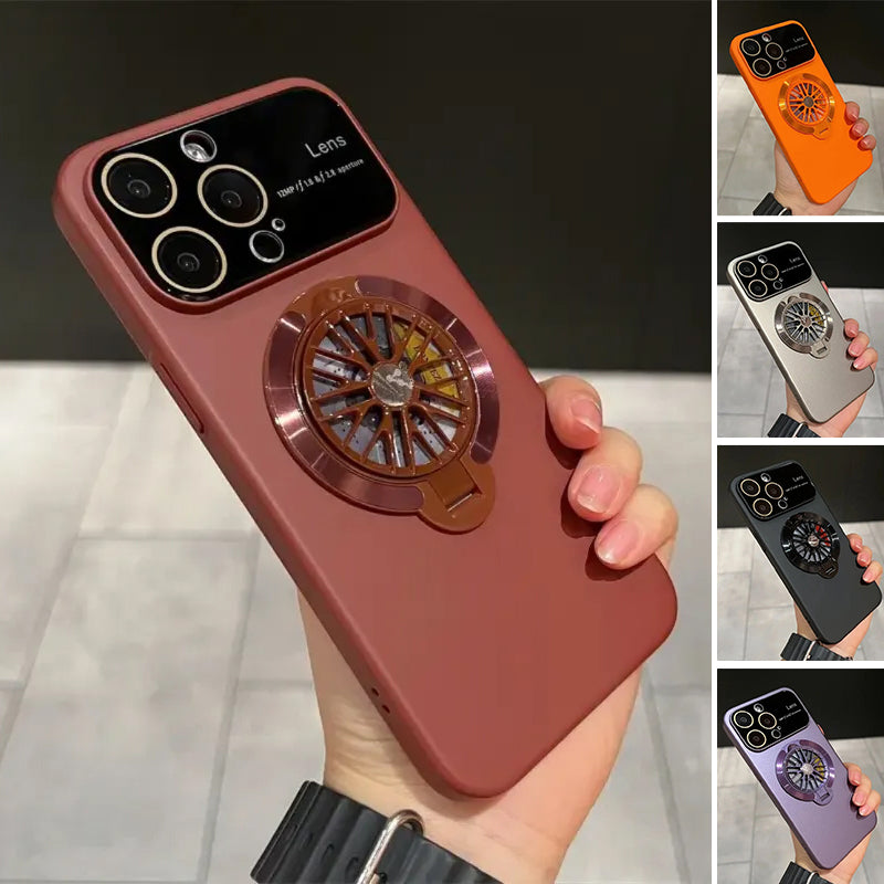 Rotating gyroscope phone case