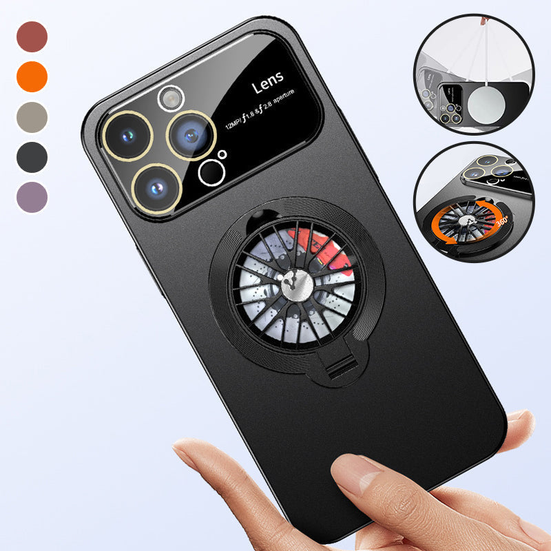 Rotating gyroscope phone case