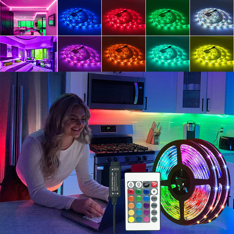 5050rgb Light Strip Set 5v Light Strip 24-Key Remote Control Bluetooth