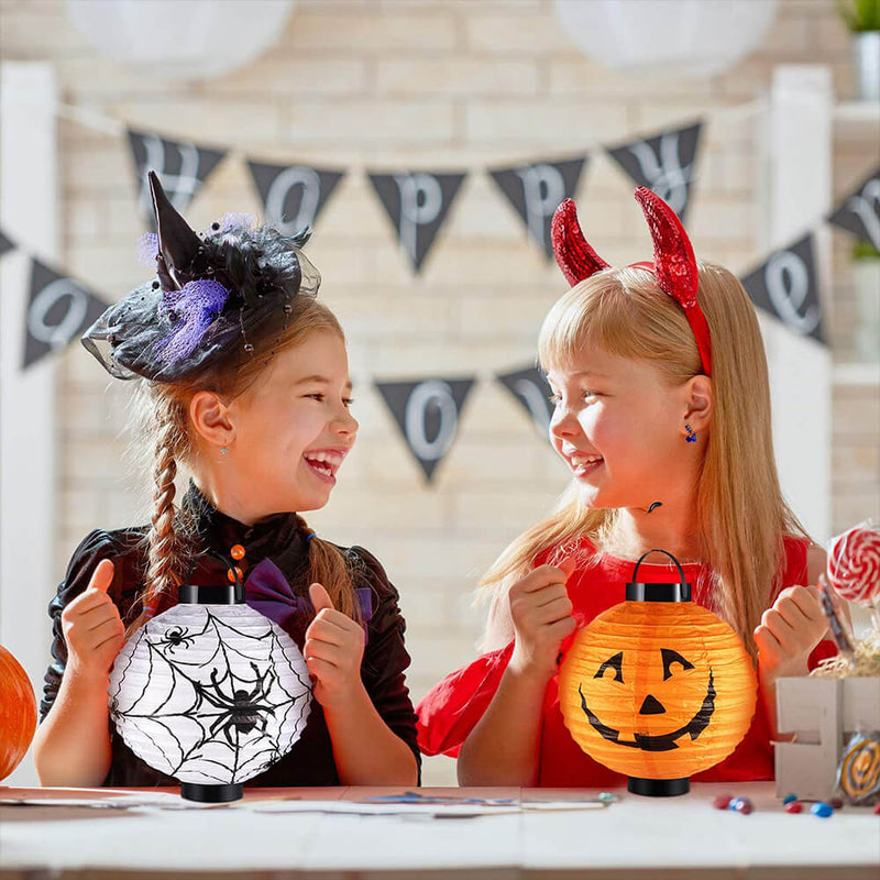 Halloween Hanging Paper Lanterns 6Pcs