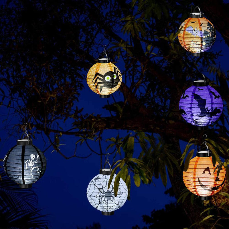 Halloween Hanging Paper Lanterns 6Pcs