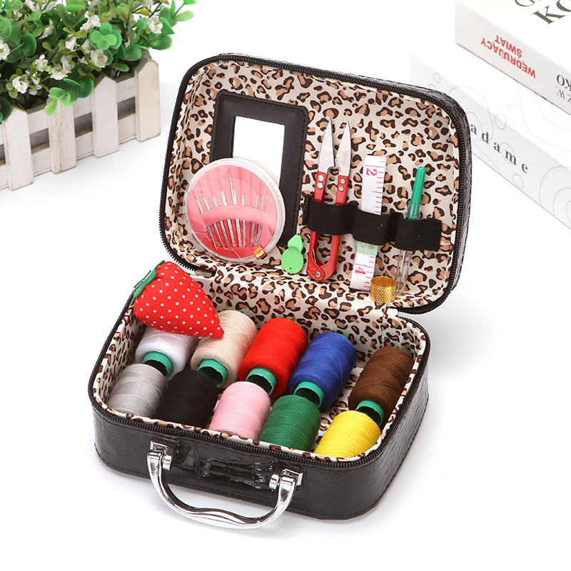 Household sewing box set mini suitcase