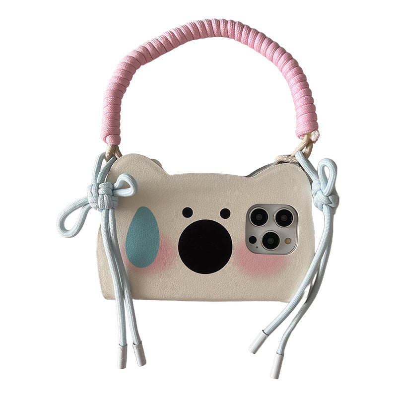 Insta-Style Cartoon Westie Flip Phone Case