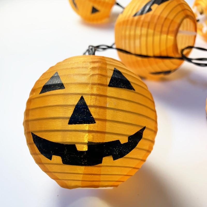 Halloween Foldable Pumpkin String Lights