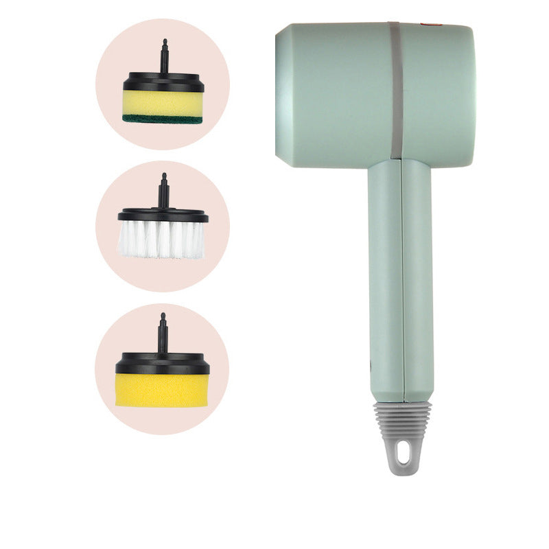 Electric rechargeable multifunctional handheld cleaning brush