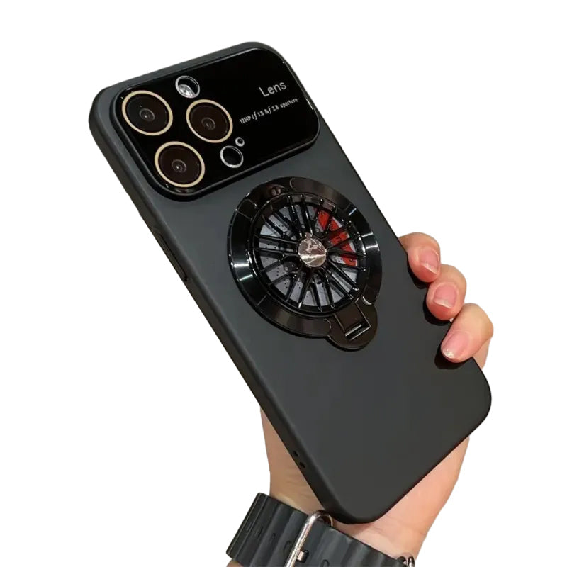 Rotating gyroscope phone case