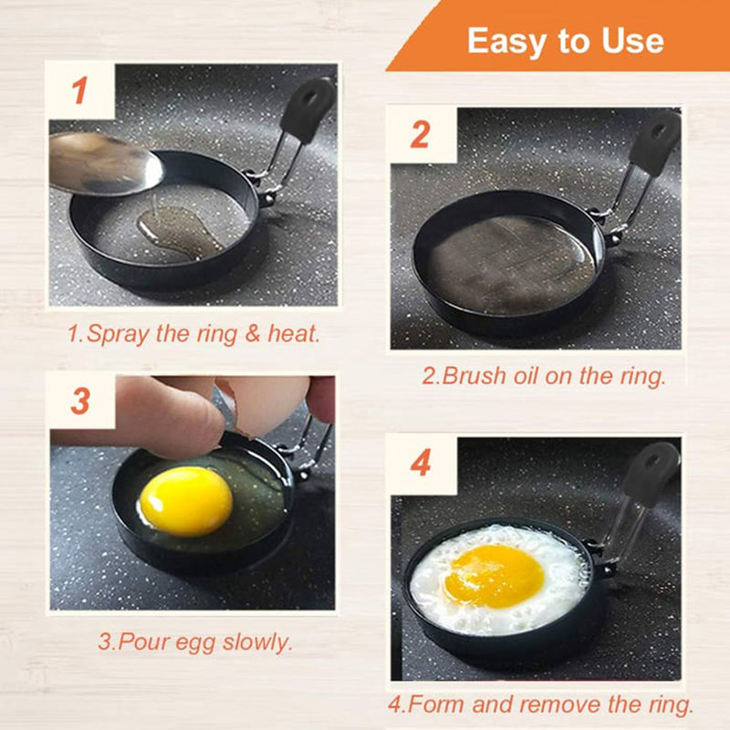 Stainless Steel Fried Egg Molds
